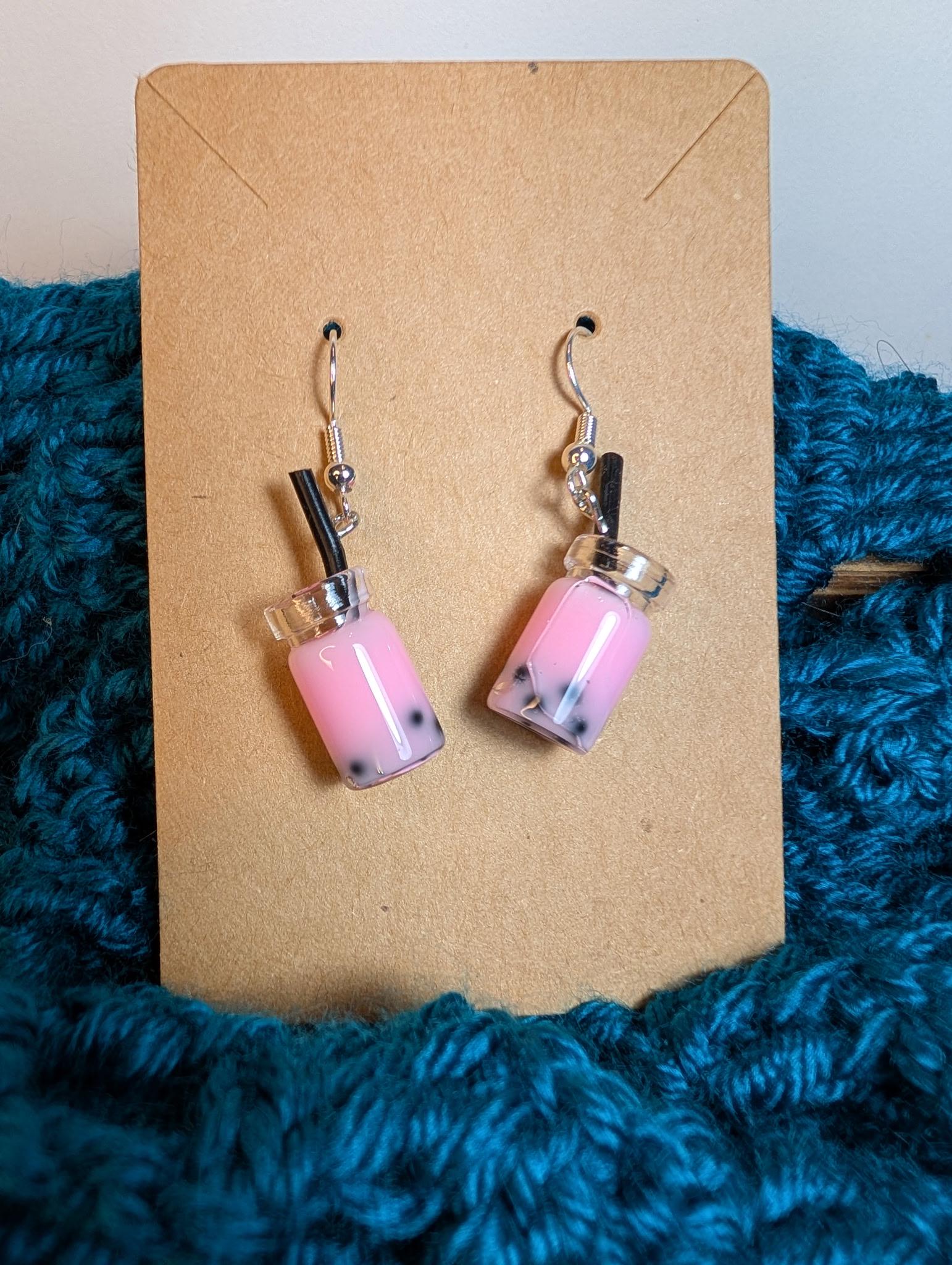 Boba earrings