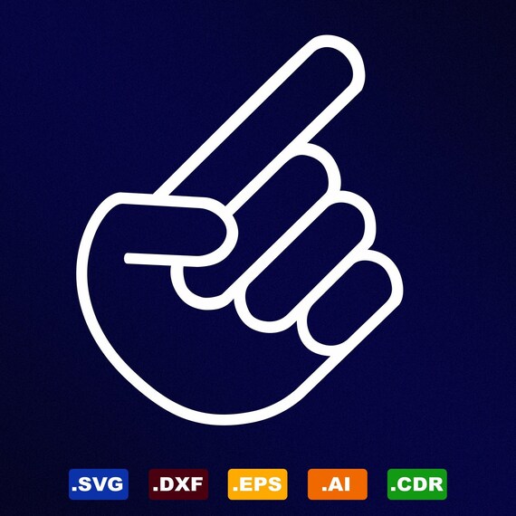 Teaser Hand Svg Dxf Eps Ai Cdr Vector Files For Etsy