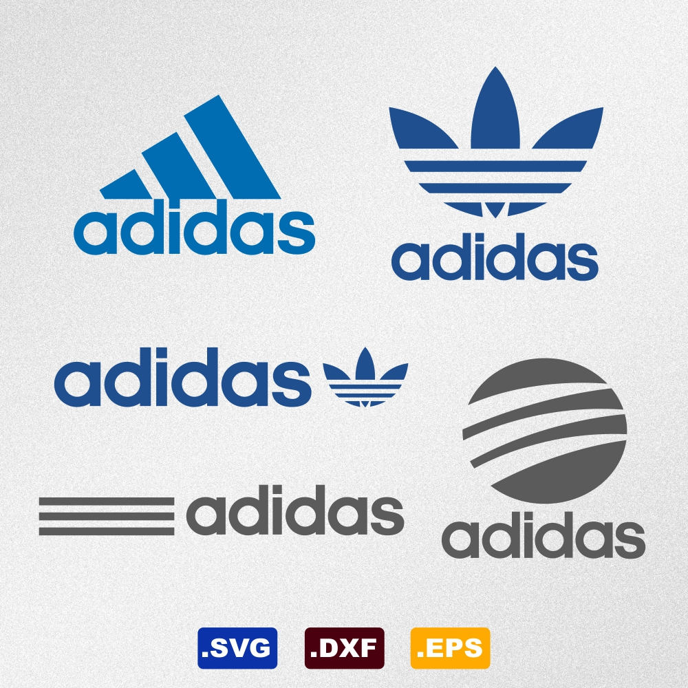 Download Adidas Logo Svg Dxf Eps Vector Files for Silhouette Cricut ...