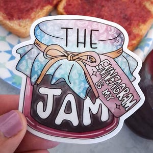 The Enneagram is my Jam Sticker Enneagram vinyl sticker