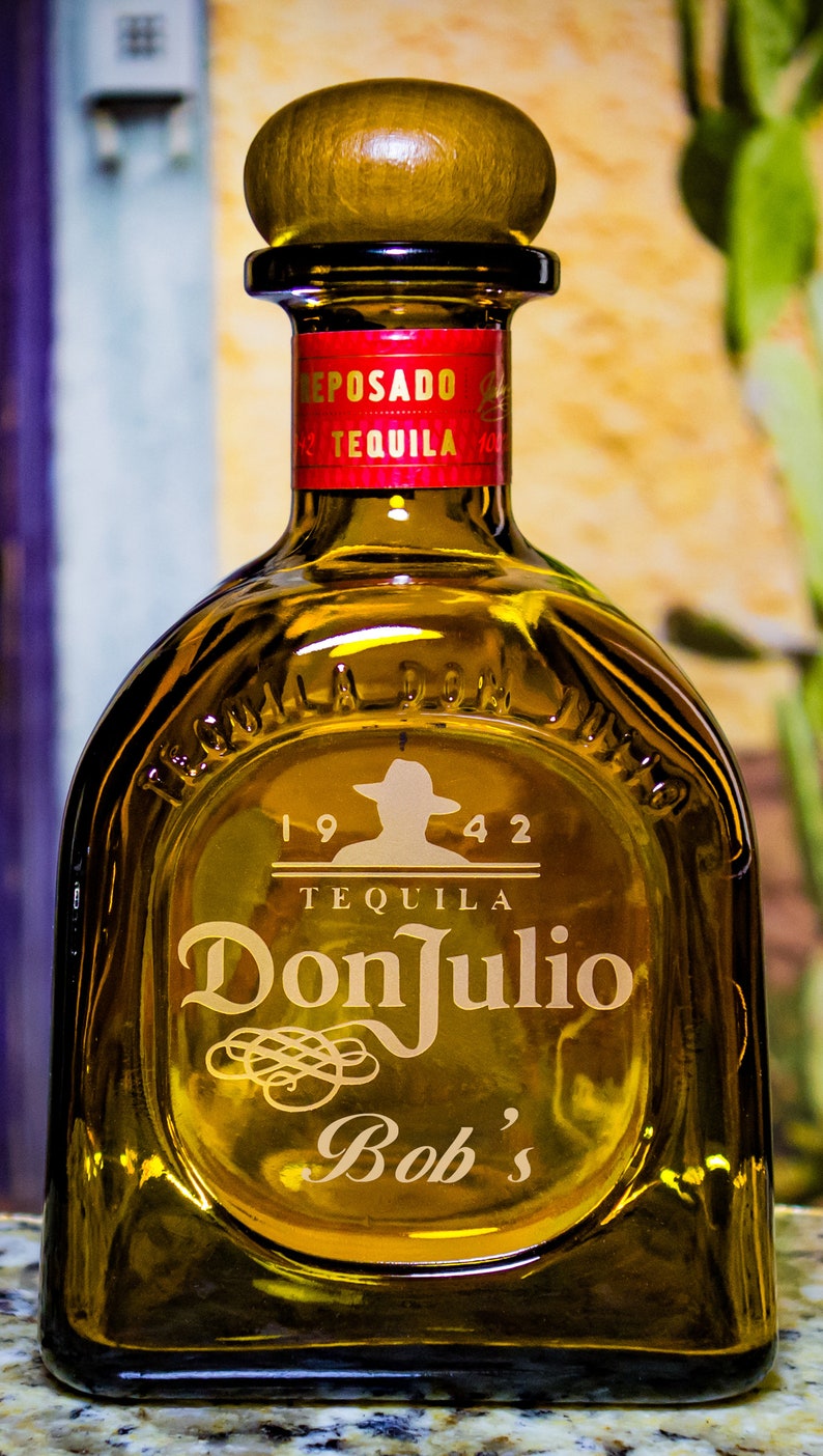 Don Julio Tequila Custom Engraved Personalized Bottle Decanter Etsy