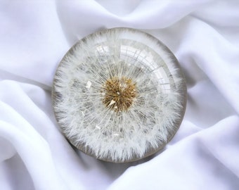 Healing Gift,Gift for Boss, Corporate Gifts,Gift for Her Christmas, Gift for Her Unique, Unique Gifts, Dandelion Paperweight,Gift for Wife