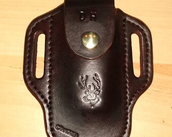 Leather Sheath custom crafted for Leatherman © Wave Sheath, custom Case, Leather case, for your belt, EDC, OWB