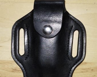 Leather Gerber sheath, custom crafted for Gerber Suspension, Gerber sheath, custom replacement sheath for Gerber, leather case, belt case