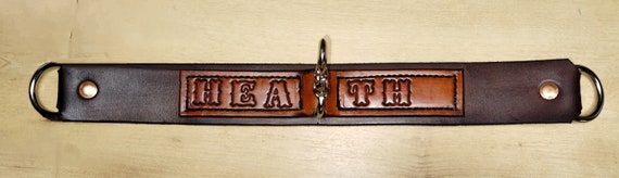 Leather Game keeper, Duck Strap, custom crafted hunting strap, personalized leather hunting strap