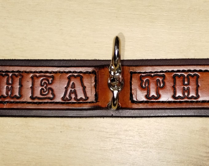 Leather Game keeper, Duck Strap, custom crafted hunting strap, personalized leather hunting strap
