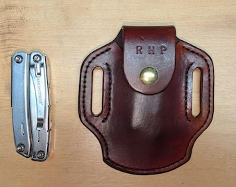 Leather Leatherman Sidekick Sheath: Handcrafted Multitool Belt Case