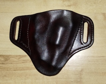 Leather Holster for Ruger LCR with Ruger LaserMaxx Laser, custom crafted from premium leather for EDC, OWB