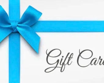 Printable Digital Gift Card