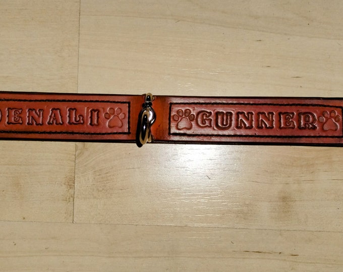 Leather Game keeper, Duck Strap, custom crafted hunting strap, personalized leather hunting strap