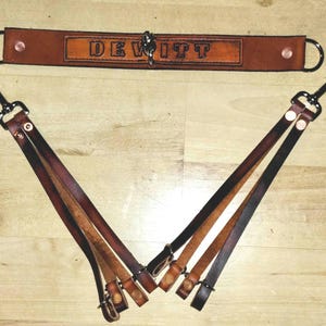 Custom Crafted Leather Duck Strap: Personalized Game Keeper Hunting Strap