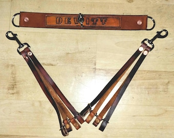 Duck Strap, Game keeper, custom crafted hunting strap, personalized leather hunting strap