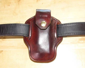 Leather Sheath custom crafted for Leatherman © Supertool 300 Premium Leather Multitool Sheath.  EDC, OWB