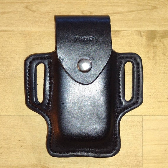 Leather Sheath custom crafted Case for FRN, Spyderco©  Rescue Assist case, Knife case, Leather, OWB