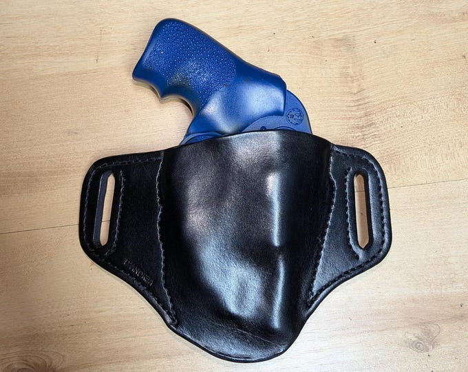 Leather Holster for Ruger LCR with LaserMaxx laser