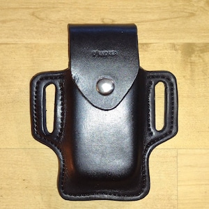Lederscheide, Ledertasche angepasst an FRN, Sryderco Scheide für Multitool Asist