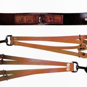 Custom Crafted Leather Duck Strap: Personalized Game Carrier