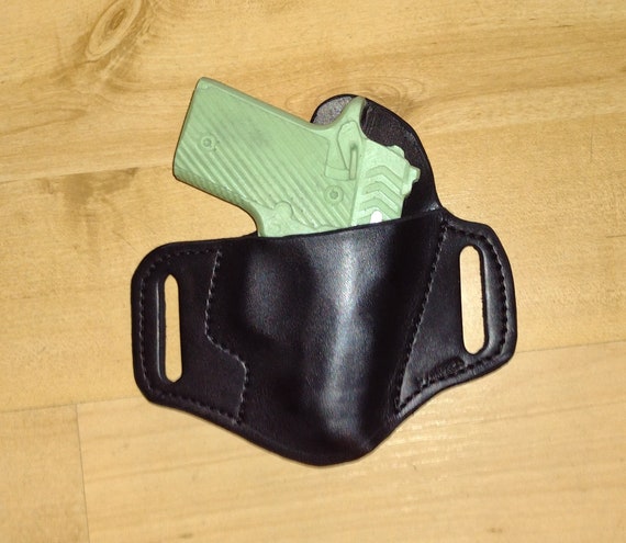 Leather Holster for Smith and Wesson bodyguard .380, custom crafted Holster from premium leather for OWB EDC