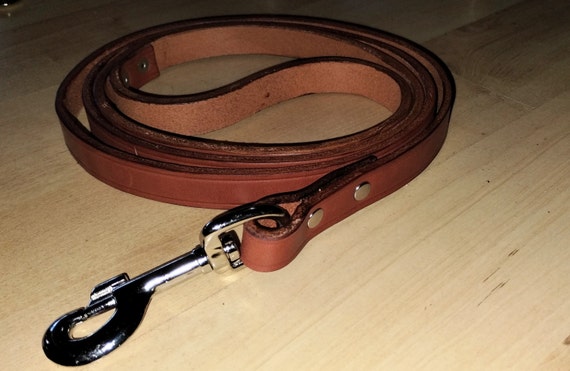 Leather Dog leash, quality handcrafted leash, handmade leash