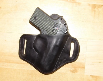 Leather Holster for Smith and Wesson 911 .380, custom crafted Holster from premium leather for OWB EDC