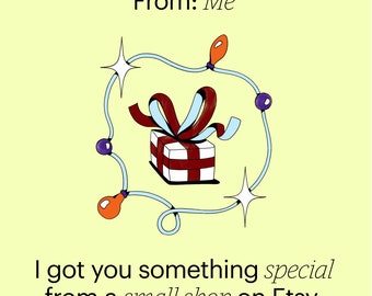 Gift card, digital gift card