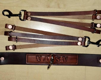 Duck Strap, Game keeper, custom crafted hunting strap, personalized leather hunting strap