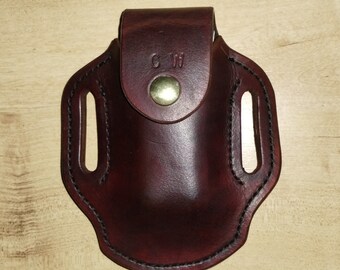 Wave Leather Sheath, Sheath for Leatherman© Wave, Custom Crafted 'short' Leather Sheath