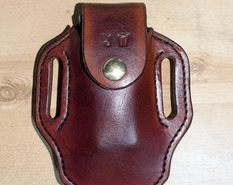 Leather Gerber sheath, Gerber Suspension, custom crafted for Gerber Suspension, Gerber sheath, custom replacement sheath, leather case, OWB