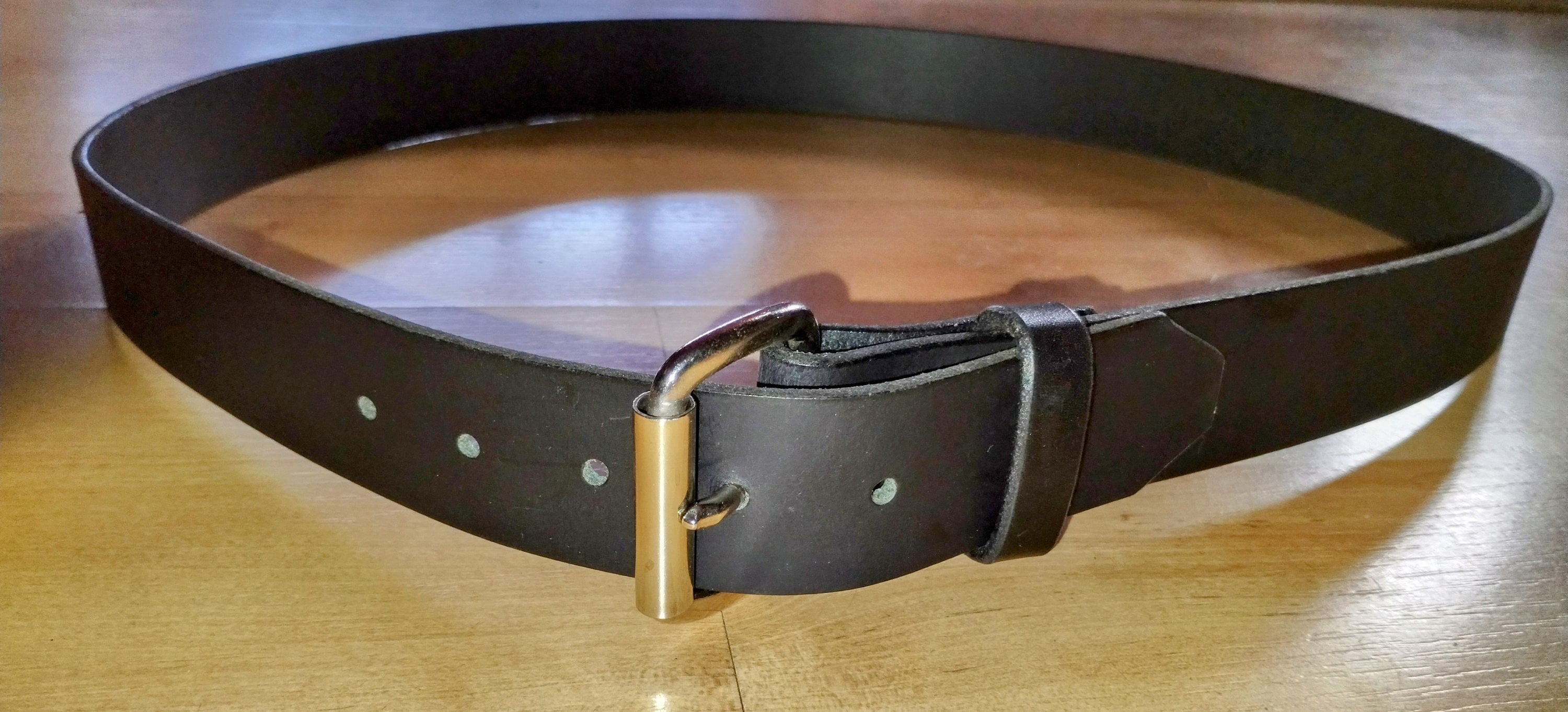 Buffalo Leather Belt - Made in USA - Handmade