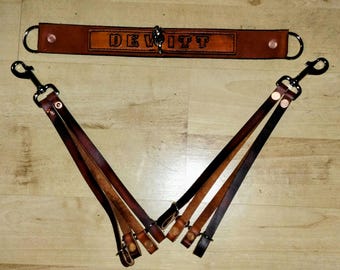 Duck Strap, Game keeper, custom crafted hunting strap, personalized leather hunting strap