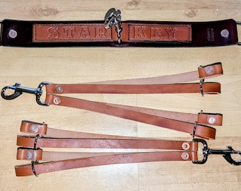Custom Leather Duck Strap: Handcrafted Game Keeper, Personalized Hunting Gift
