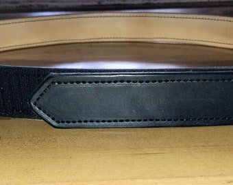 Musician Belt, Leather Buckle less belt, leather Gun Belt and/or Instructors Carry Belt.  Handcrafted double layer of Premium Leather, EDC