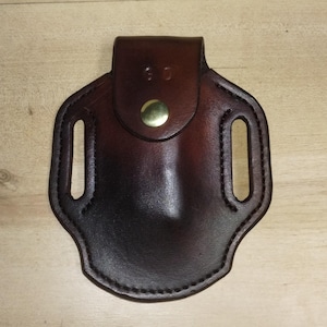 Leather Rev sheath, custom crafted for Leatherman REV, personalized sheath, replacement sheath for your REV, leather belt case
