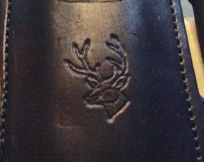 Personalize your leather order with initials, Initials or Stamp on your Leather Holster, sheath, belt, collars and more