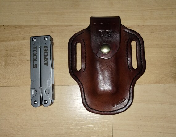 Leather Sheath for the GOAT, custom crafted Sheath, Leather goat multitool case, EDC, OWB