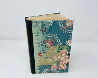 Vintage Style Blank Junk Journal: Fabric Spine, Hardcover