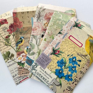 Handmade Vintage Theme Envelopes: Snailmail Stationery (9”x6”)