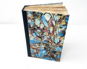 Cuaderno de notas hecho a mano en blanco, cuaderno de estilo vintage, cuaderno sencillo hecho a mano