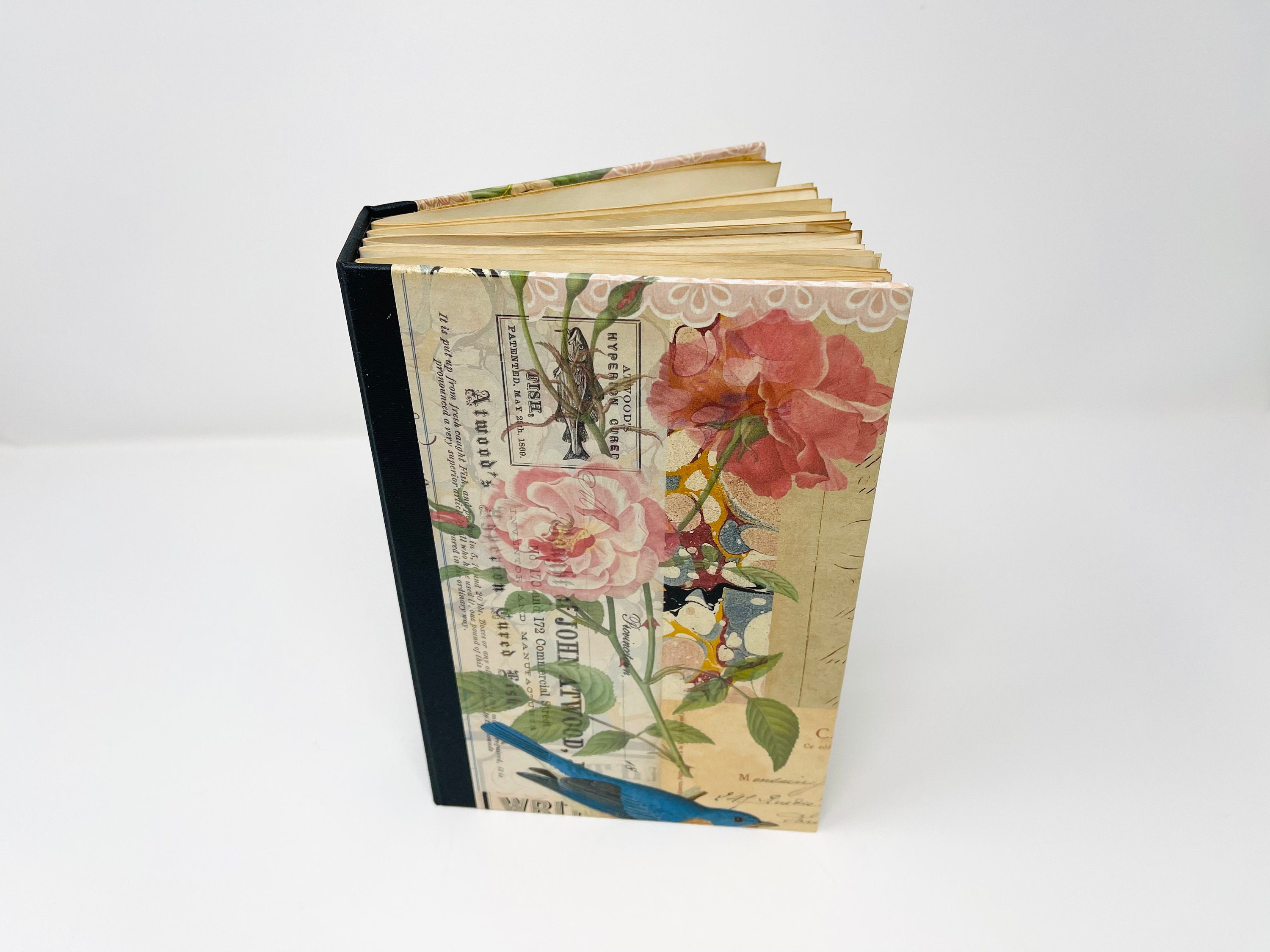 Spring Blue Folio, Junk Journal, Kit, Ephemera, Digital, Download