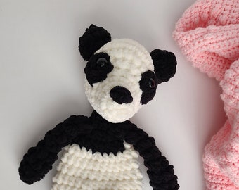Handmade Panda Bear Snuggler