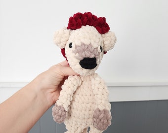 Crochet Lion Snuggler