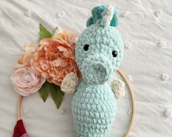 Crochet Seahorse Snuggler