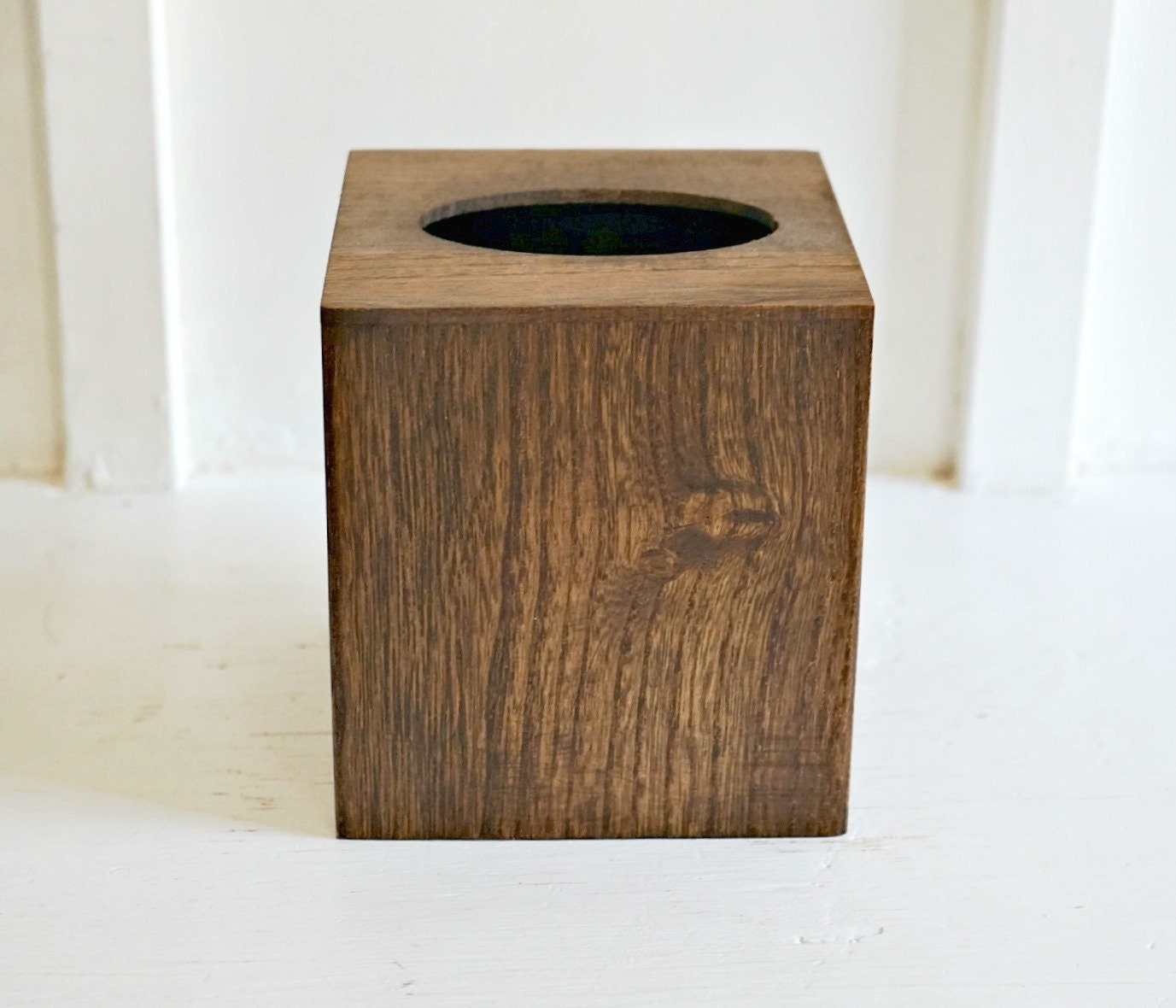 Rustic Wood Tissue Box Cover. No Distressing. Farmhouse Decorative ...