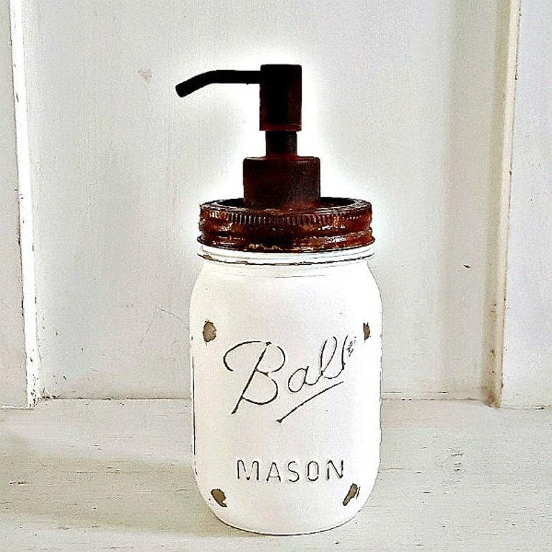 rustic mason jar bathroom sets