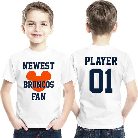 Children's broncos shirt cheap
