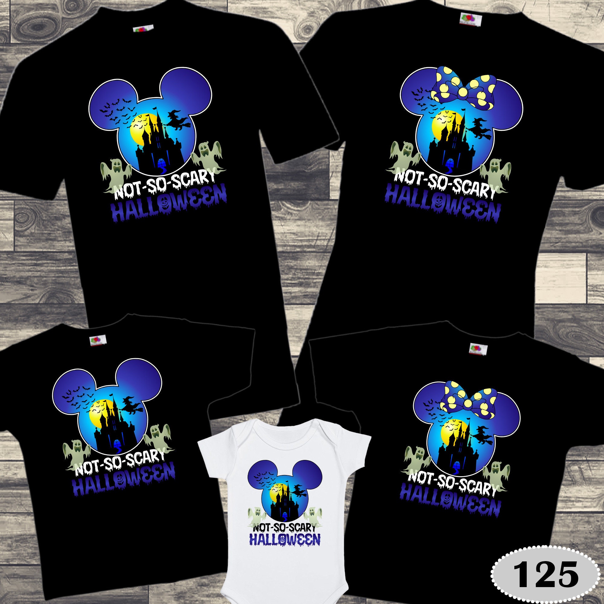 Discover Disney Not So Scary Halloween Shirts, Disney Halloween Boo Bach Couple shirts