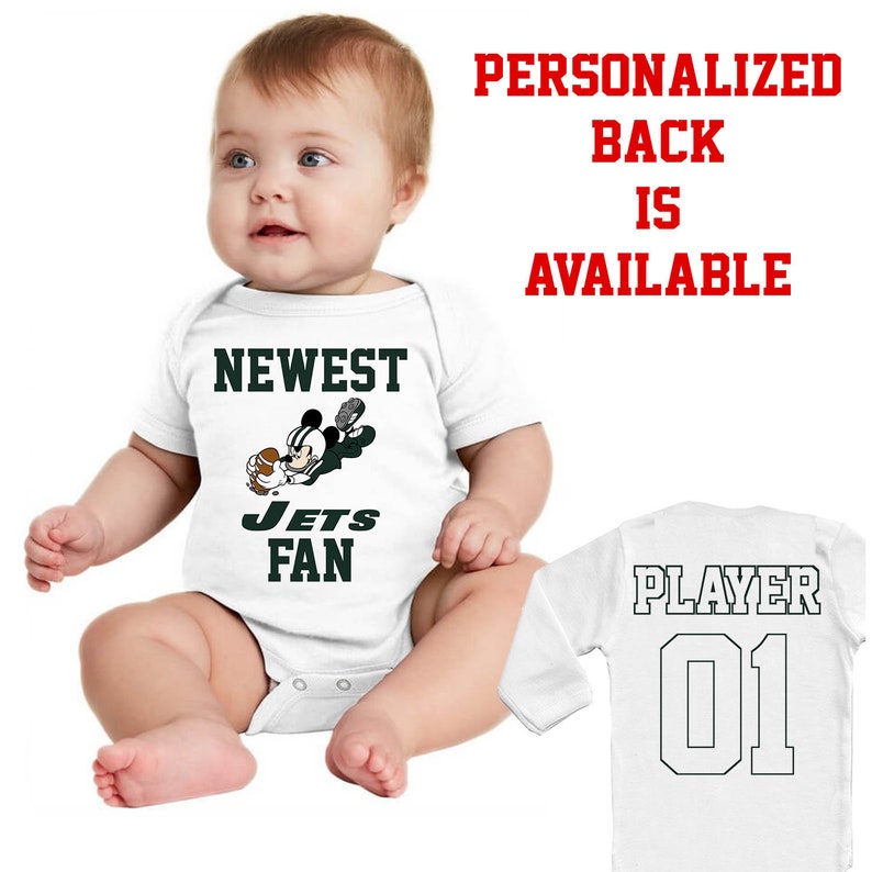 New York Jets Newest Fan Ny Baby Vest Baby Shower Gift Etsy