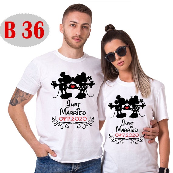 B36 Disney honeymoon shirts Anniversary disney shirts Married | Etsy