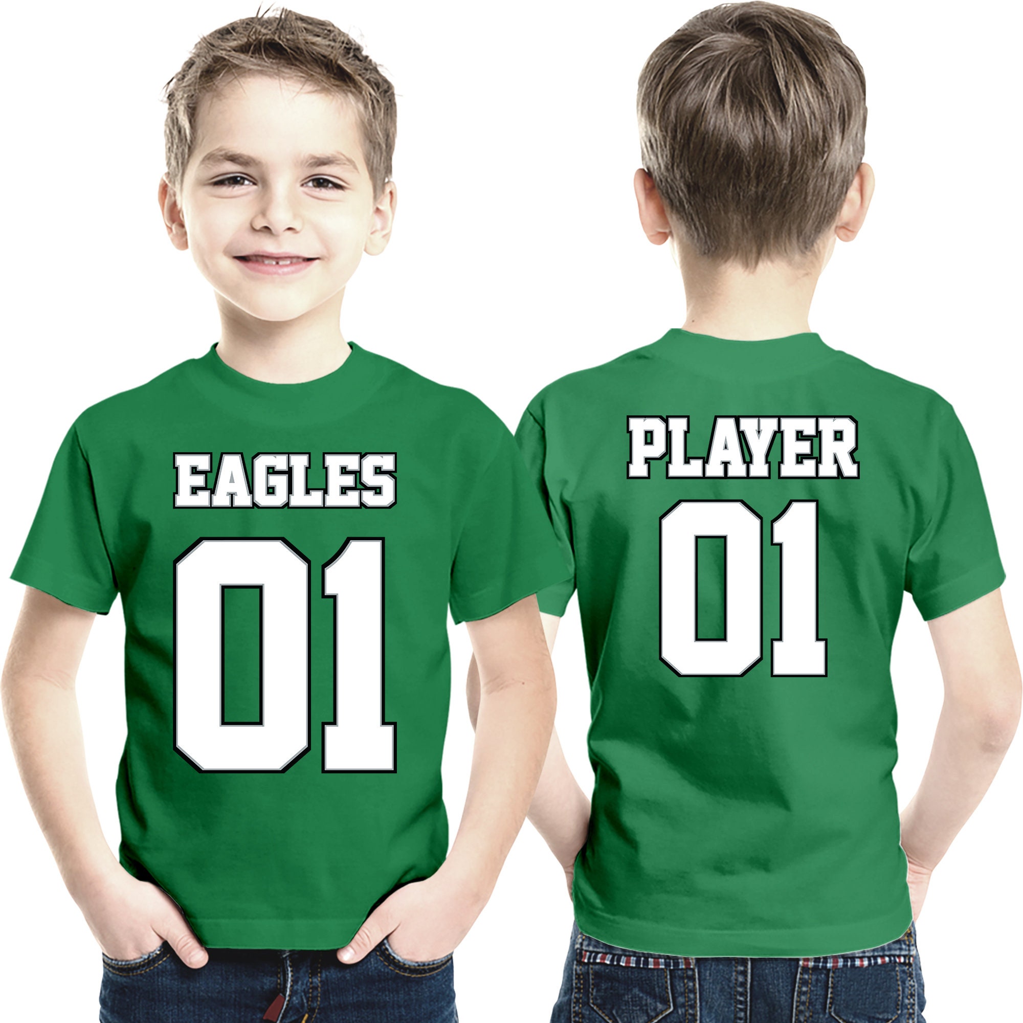  Carson Wentz Philadelphia Eagles #11 Green Youth Home Player  Jersey (X-Large 18/20) : Sports & Outdoors