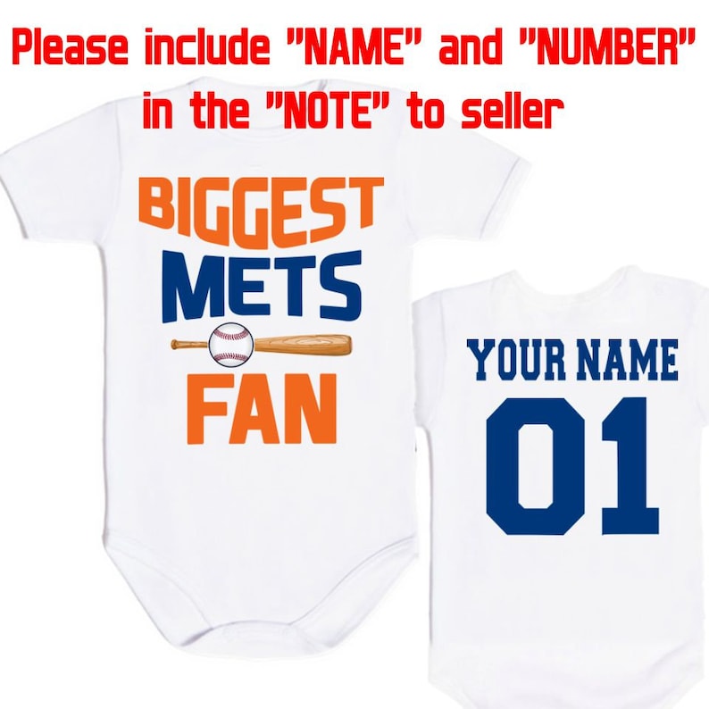 personalized baby mets jersey